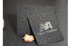 China Customised Velcro embossed clothing labels Glossy / Matt Tpu Logo supplier