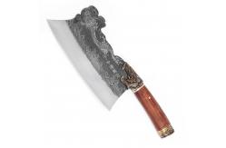 China HRC58 Sharp Blade Handmade Custom Machete Kitchen Knives Carbon Steel supplier