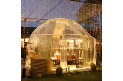 China Simple Installation Igloo Bubble Tent Aluminium Polycarbonate Dome House supplier