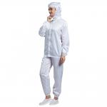 ESD Anti Static Garments Dust Free Connect Clothes With Hood for sale