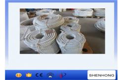 China Raw White 16mm Double Braided Nylon Rope to Pull During Tower Eerection supplier