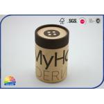 China Customized Black Logo Brown Kraft Paper Packaging Round Gift Box manufacturer