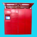 Customized Smart Parcel Locker Delivery Locker In Multi Language for sale