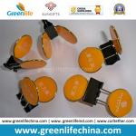 Custom Logo on Round Panel Office Binder Clip Holders