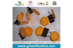 China Custom Logo on Round Panel Office Binder Clip Holders supplier