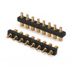 2.54mm Pitch Pogo Pin Connctor Spring 8pin H1.5mm SMT Type Gold Plated Brass Connector for sale