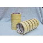 yellow Solvent Rubber Based Colored Masking Tape jumboo Roll , 80mic 140mic for sale