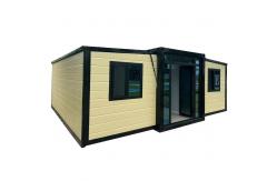 China Steel Frame 40ft Expandable Container Home For Space Saving And Easy Assembly supplier