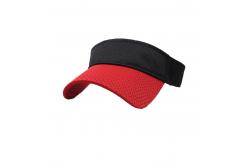 China 100% Polyester Premium Sun Visor Cap Multi Panel Hat OEM / ODM Available supplier