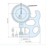 Inch Dial Thickness Gauges Can Supply Steel / Ceramic Contact Anvils for sale