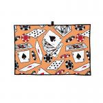 Promotional Custom Microfiber Printed Sports Golf Gym Towels With Logo for sale