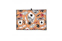 China Custom Microfiber Wafffle Printed Sports Golf Gym Towels With Logo supplier