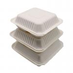 9x9inch Disposable Microwavable Clamshell Takeaway Boxes for sale