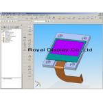 Electric Transflective Lcd Display , Monochrome Graphic Display High Reliability
