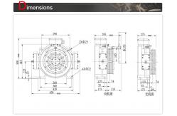 China Lift Motor / Gearless Elevator Traction Machine With Load 408 - 1000 KG supplier