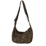 Fashion Leopard Print Eco Canvas Bags Zebra Design Lady Single Shoulder Bag Large Capacity for sale