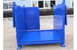 China Forklift Metal Pallet Cage Box 2T For Construction Sites supplier