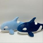 40cm Two-Tone Dolphin Stuffed Toys For Kids Cute Stuffed PP Cotton Toys for sale