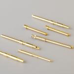 CNC Machining High Precision Metal/Steel/Aluminium/Copper/Brass Gold Plated Connector/Electrical Terminal Pin/Soldering Spring Loaded Pogo Pin Customized Part for sale