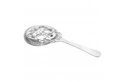 China Sugar Skull Design Hawthorne Bar Strainer 9.5*22cm Mirror Finished supplier