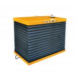 Mobile Single Scissor Stationary Lift Table 150kg 500kg 2000 Lbs With Safety Bellows Covers for sale