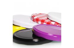 China                  Custom Printed Glass Honey Jar Bottle Cap Tinplate Lug Closures              supplier