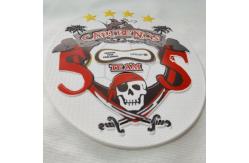 China Printed Picture On The Main Logo TPU Patches Eco Friendly For Jersey supplier