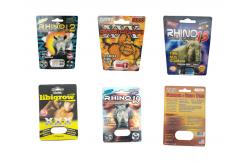 China Gravnre Printing Paper Box Packaging Panther / Mamba / Rhino V7 Male Enhancement Pills Applied supplier