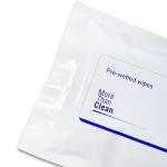 Micro Denier Pre Wetted Wiper 9x9 Knit Microfiber IPA Presaturated Wipes