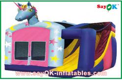 China Cartoon Inflatable Bounce Children Waterpark Inflatable Combos With Slide supplier