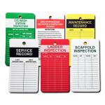 Custom Safety Inspection Tag Label Polyester Waterproof Double Side Printing Plastic Tag for sale