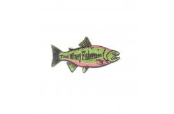 China Fishing Embroidery Logo Patches , Ironing Back Clothes Badges And Patches supplier