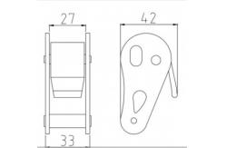 China ISO9001 1 1.1T Cargo Ratchet Tie Down Straps supplier