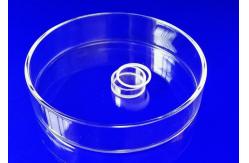 China Chemical Laboratory Glass Bottles Dimensional Stable Polished Surface supplier