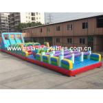 Outside Plato PVC Tarpaulin Inflatable Obstacle Challenges For Children for sale
