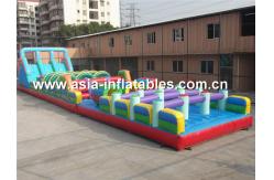 China Outside Plato PVC Tarpaulin Inflatable Obstacle Challenges For Children supplier