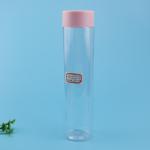 550ml 29oz Transparent PET Plastic Juice Bottle With Screw Cap