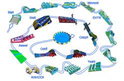 China Fire - Proof Inflatable 5k Obstacle Course With 2 Years Warranty supplier