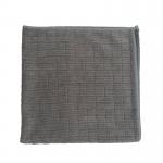 Grey Weft Big Grid Microfiber Cleaning Cloth 80% Polyester 20% Polyamid for sale