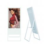 Auto Brightness Indoor Digital Signage , Standalone Digital Signage With Foldable A Frame for sale
