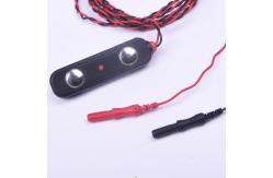 China Black Bar Electrode With Two 9 Mm Convex Disc Contacts Spaced 30mm Apart supplier