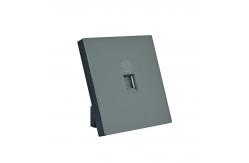 China Vertical conjoined Multimedia Wall Socket , Big module Rj11 Phone Socket supplier
