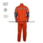 Orange 100 Cotton State Electricity FR Uniform With Reflective Tapes