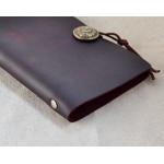 120 Pages Travel Journal Notebook / Sketchbook Mini Size With Pu Buckles