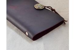 China 120 Pages Travel Journal Notebook / Sketchbook Mini Size With Pu Buckles supplier
