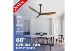 China 220v Solid Wood Ceiling Fan Low Power Consumption Power Efficient supplier