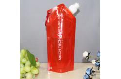 China Resuable OEM Plastic Sports Stand Up Liquid Pouches Gravure Printing supplier