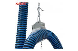 China 220V-240V Vehicle Exhaust Extraction System 8m Hose Car Exhaust Fume Extractor supplier