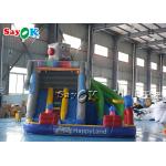 Inflatable Bouncy Slides Custom Backyard Robot Themed Inflatable Water Slide With Pool