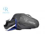 Polyester Pickleball Racket Bag Big Capacity Black With Shoes Wareh Ouse